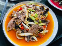 爆炒羊肝-祖传曾羊肉饭店