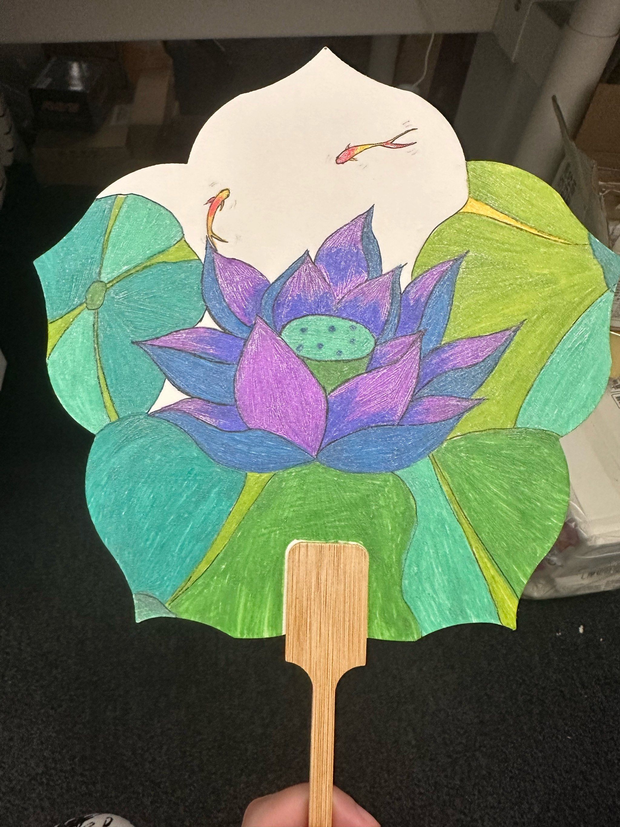 扇子上的诗和远方