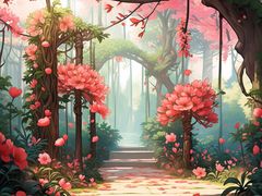 -春花秋色城市公园