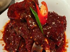 -草家酱蟹炭火烤肉店(珲春南路一店)