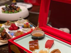 20年新会陈皮鲍鱼拼烧鹅-江上荟·创意中国菜(绿地缤纷城店)