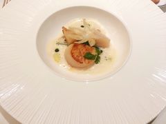 太平洋扇贝和菠菜杏仁奶油-福楼法餐厅FLO