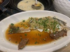 蒜蓉鲈鱼-喜上喜鸡煲翅(吉大店)