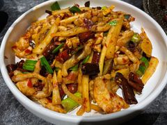 酸萝卜炒背筋-泉味道贵州厨房(三里河店)