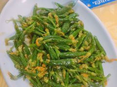 咸蛋黄炒青瓜花-金麒麟美食城