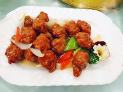 煎丸子-宝发园名菜馆