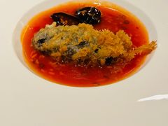 干烧汁天妇罗辽参-王府井文华东方酒店-紫膳餐厅