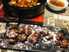 雪花糖醋里脊-绿茶餐厅(松江万达店)