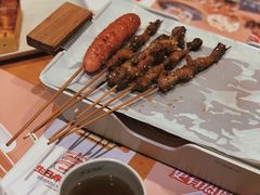 烤羔羊肉串-木屋烧烤(惠阳华润小径湾店)