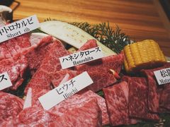 松阪牛肉拼盘-松阪牛焼肉M(法善寺横丁店)