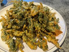 炸花椒芽儿-华盛园卷子王农家菜水库鱼