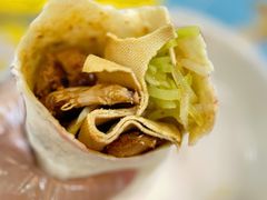 香煎五福卷饼-北大学一食堂