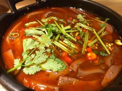 仔姜鲜锅嫩鸭血-不曾在把把烧•烧烤(莲坂磐基店)