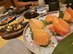 三文鱼刺身-芯元·碳烤熟成牛肉(经开店)