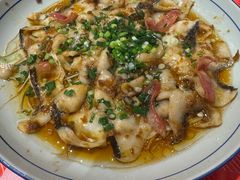 麒麟酱蒸鱼片-荆九爷爆炒桥头三嫩(夫子庙店)