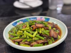 蒜苗炒腊肉-绍兴名菜馆(可乐路店)