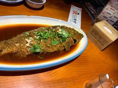 二姐烧水库大鲤鱼-二姐家三个拿手菜·北塘海鲜·大馅锅贴王(成林道店)