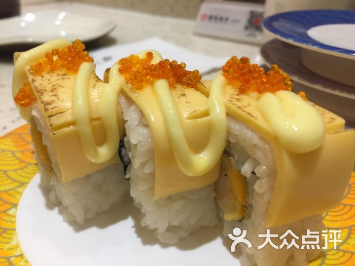 久喜回转寿司(蓝色港湾店)芒果芝士虾卷图片 