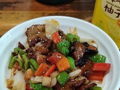 -歹歹的加个面过油肉拌面