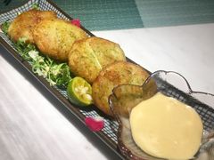 泰式手打虾饼-蜜桃花开·中西融合菜E&W(南长街店)