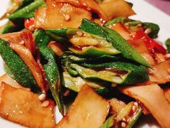 秋葵炒杏鲍菇-天厨妙香素食餐厅(清华店)