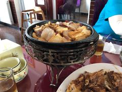 砂锅炖豆腐-北京龙庆四季香农家饭庄·灶台鱼·碳烤虹鳟鱼(龙庆峡店)