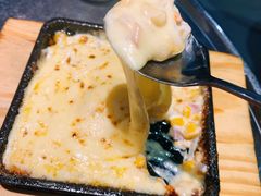 铁板芝士玉米-山·烤辣鸡韩国料理(西溪路店)