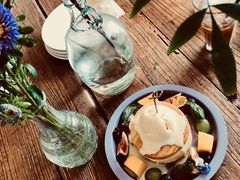 香草浆果松饼-邊渡咖啡