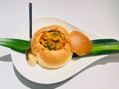椰香咖喱面包鸡-梧桐Plus·创意京·川料理(万象城店)