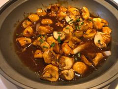 铁板春韭口蘑-小厨娘淮扬菜(六合欢乐港店)