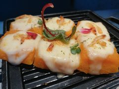 樱花虾芝士南瓜-蜜桃花开·中西融合菜E&W(南长街店)