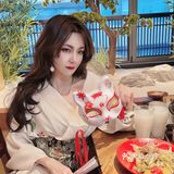 换装拍照+吃饭👘店里都是🫣摇曳的樱花美眉