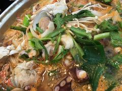 海鲜火锅-咸草酱蟹
