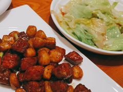 杏鲍菇彩椒牛肉粒-頂好酒家·经典粤菜(海信广场店)