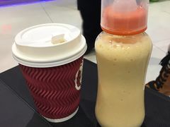 玉米汁，橙汁外带-胖哥俩肉蟹煲(永旺店)
