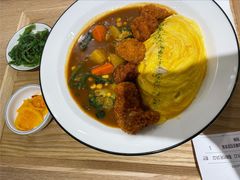 炸鸡块咖喱蛋包饭套餐-池奈·日式咖喱蛋包饭(老城根Gpark店)