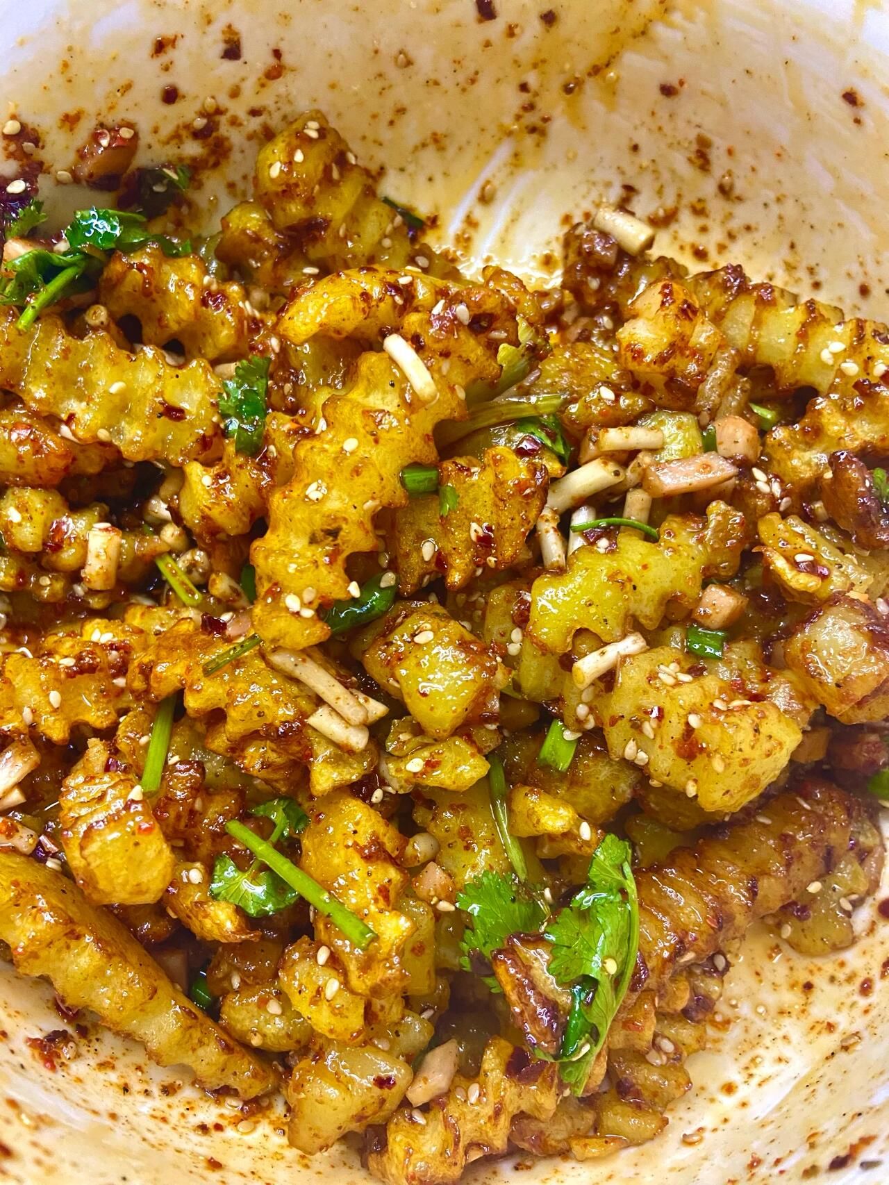 复刻路边摊丨狼牙土豆