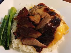 烧鹅叉烧油鸡三拼饭-太兴烧味餐厅(香港机场店)