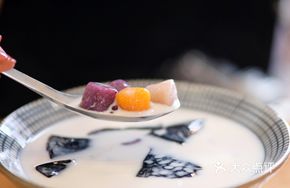 Taro Ball Red Bean Ice