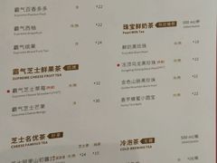 菜单-奈雪的茶(市百一店)