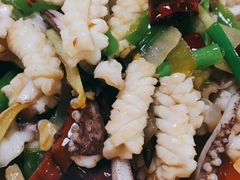 尖椒鱿鱼-温州一家人美食(西木头市店)