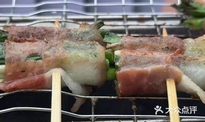 烤鸡串：夜宵时间烤鸡串