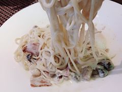 奶油培根蘑菇蛋意面-TAMATI(巴黎贝甜韩式西餐厅店)