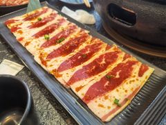 调味猪五花-九田家黑牛烤肉料理(西三道巷万达店)