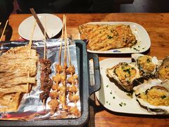 -路边摊小炉子烧烤