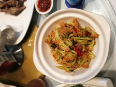 砂锅有机菜花-撒拉花儿·新疆菜·清真(太阳宫店)