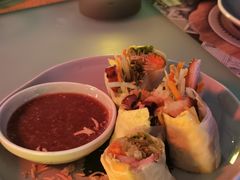 黄金蛋包猪颈肉米纸卷-CHINCHIN 青青·泰国料理(万象食家店)