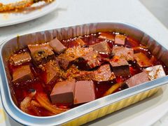 锡纸红油冒鸭血-鱼酷活鱼烤鱼(南京水游城店)