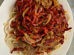 油辣子肉拌面-汗腾格里·风味餐厅(新疆驻京办店)