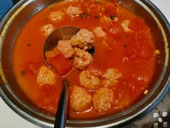 番茄汆元汤-刘胖子家常菜·蹄花焖藕(兴业店)